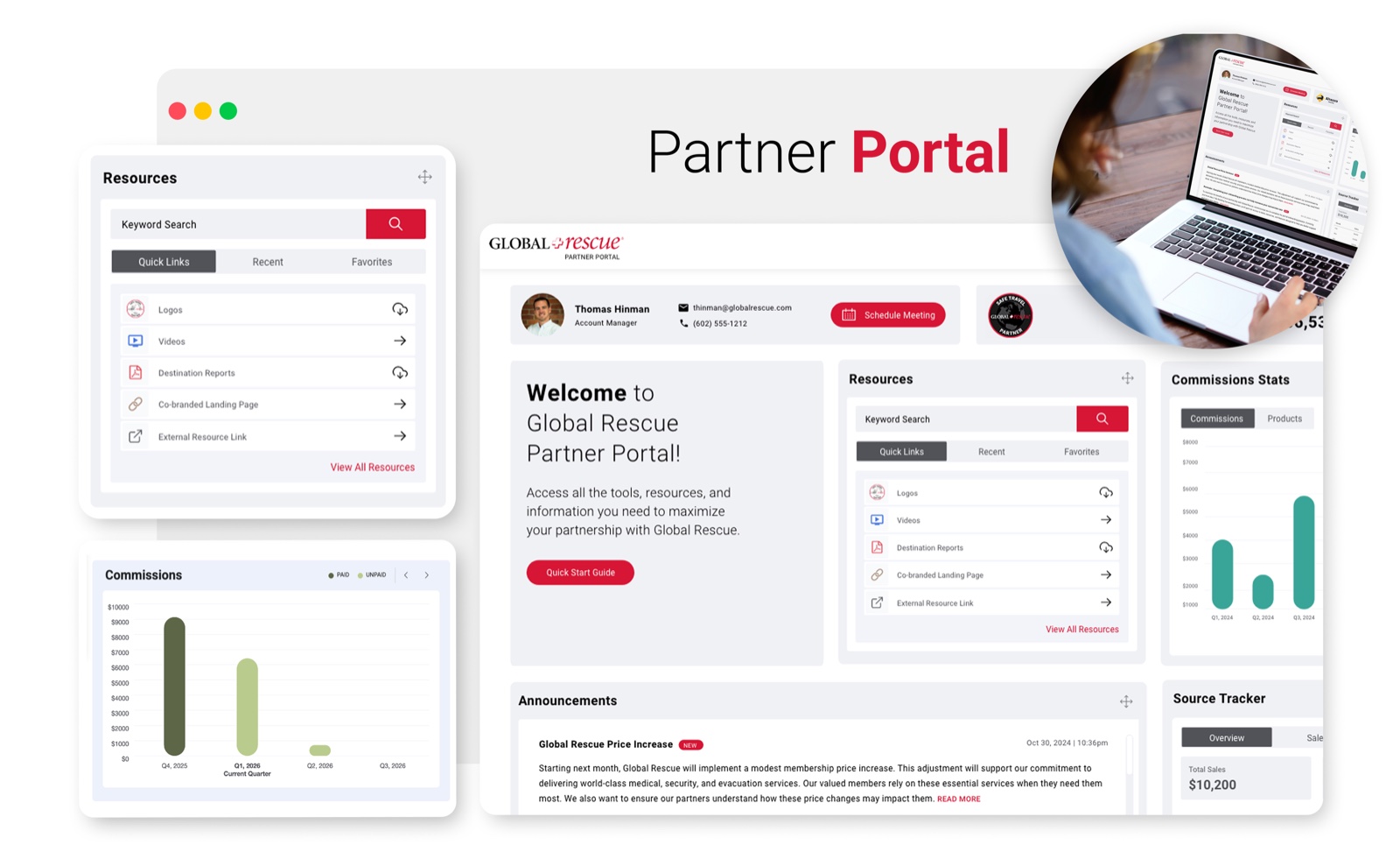 Global Rescue Partner Portal platform redesign